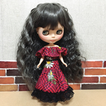 ブライス　リカちゃん　オフショルダー  ワンピース　 花柄