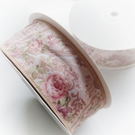 【巻販売25ヤード】108) 38mm花柄リボン amrbn