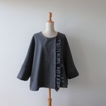 着こなしいろいろ メルトンニットのケープコート