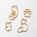 ちょっぴり訳あり☆キツネのレジン枠