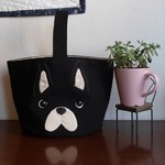 【再販】フレブル君のお顔バッグ~ドット