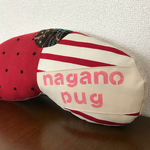 【47都道府県パグ】あご乗せ枕「長野」&レターセット