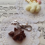 バレンタインデーに♡恐竜チョコキーホルダー①