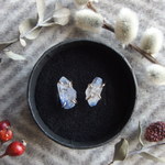 angel blue［ デュモルチェライトインクォーツのピアス］