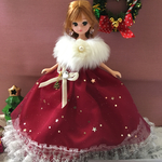 りかちゃん クリスマスドレス ③