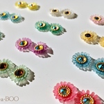 キラキラスワロフスキー❁Gerbera ピアス/イヤリング