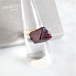 ギフト包装付14kgf*AAA Garnet wrapped ring #11,#13