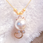 cat tailネックレス