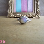 silver オパール　リング