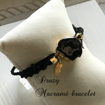 大人可愛いDruzy macramé bracelet