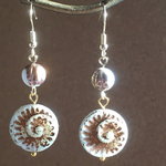 チェコガラスビーズピアス