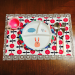 保育園＆幼稚園！必需品☆今日の気分はどっちかな♪リバーシブルランチョンマット【北欧フラワー】