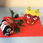 M様オーダー品・ちりめん細工・節分の飾り(3)
