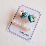 ♡2way♡ Petit Bijoux × ▽パールキャッチピアス