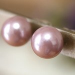 【大粒】14kgf上質日本製パールピアス　ピンク