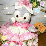     ステラルーSサイズ☆ コスチューム☆ピンク ボレロ付きキャミワンピース6点セット☆ペチコート付き