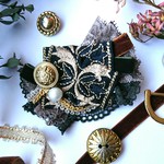 Embroidery Ribbon    ヘアクリップ