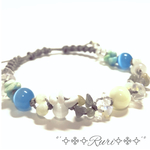 【新作】༅೫ 朝靄に眠る白鳥 ೫༅ 天然石 パワーストーン ブレスレット