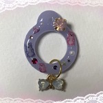 ネオブライス　プルリング　大　ミルキーパープル　テディベア