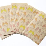 【再販】  ねこ　ポチ袋６枚セット