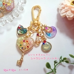 らいときゃんでぃシャラシャラハートキー じゃらじゃらキーホルダー