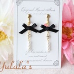 sale♪￥350→￥300♪送料無料♪ribbon×pearl♪