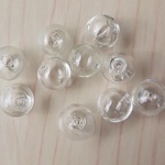吹きガラスビーズ　クリア！10個　　13ｍｍ
