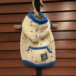 パーカー付き手編みセーター☃️