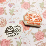 猫とフクロウ♡ほんの気持ち❤️仲良しスタンプ