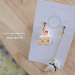 short cakeピアス/イヤリング
