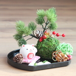 【ark715様 ご注文品】新春！ ミニチュアガーデン（招き犬）