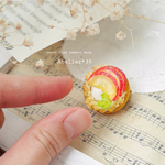 プチタルト＊apple crumble＊(ブローチ)