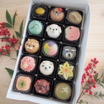 【限定3箱】2018年干支まんじゅうと上生菓子箱詰め１5個入