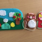 新 森のくまさん  指人形
