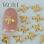 ネイルパーツ 蜂 10個セット ゴールド ハチ