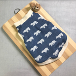 トコトコ♡シロクマ模様タンクトップ　ブルー