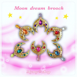 【新色登場！】ムーンドリームブローチ🌙６カラー