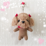 オーダー注文商品🔸シンプル犬ちゃん(マルチーズ・茶色)