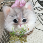 MARIE様ご予約子猫のブローチ