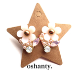 お花✖︎ビジュー✖︎パールピアス/イヤリング 