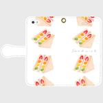 『フルーツサンド』手帳型スマホケース