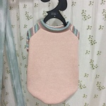 M・袖付きTシャツ 裏毛ピンク