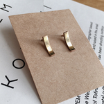 真鍮『Eco』カーブピアス