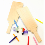 【お絵描き羽子板2枚+羽 セット】お正月準備は親子で楽しく!お絵かき羽子板と羽セット