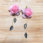 薔薇のピアス(イヤリング)