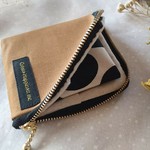 【帆布×リネン】自然のヌクモリ色L型財布