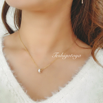 【一点限り】zirconia ring necklace