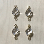 GOLD CLEAR TWIST CONNECTOR PARTS
