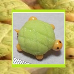 亀のメロンパンのブローチ★★送料無料★★