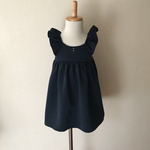 フリルKidsワンピース＊ネイビー【受注製作】